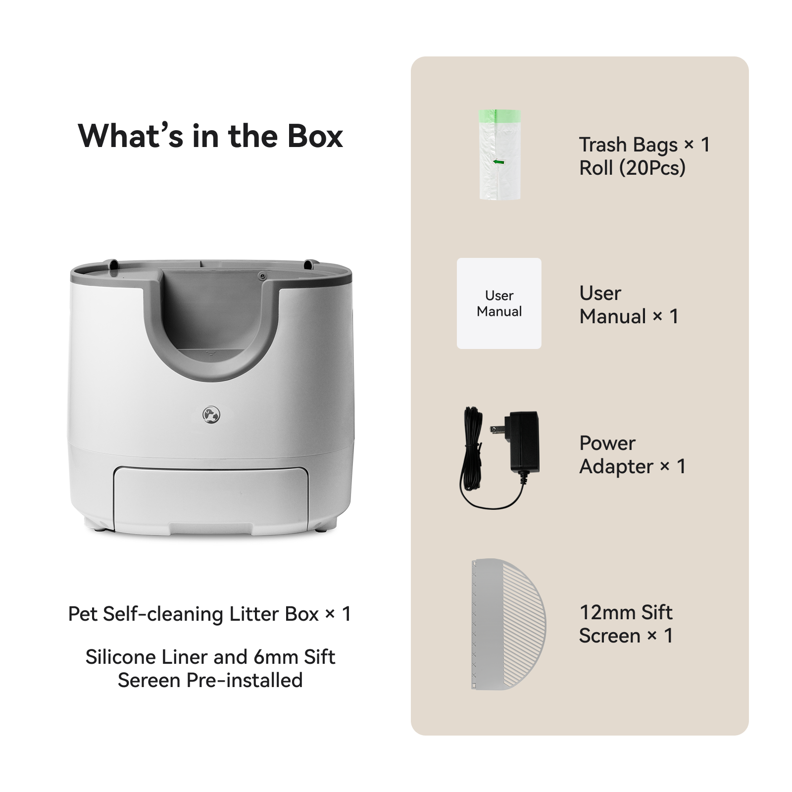 Loupurr L1 Self-cleaning Litter Box